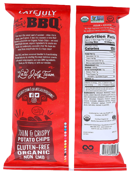 Organic Bbq Potato Chips