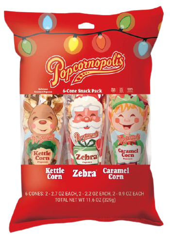 Christmas Cone Snack 6Pk