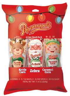 Christmas Cone Snack 6Pk