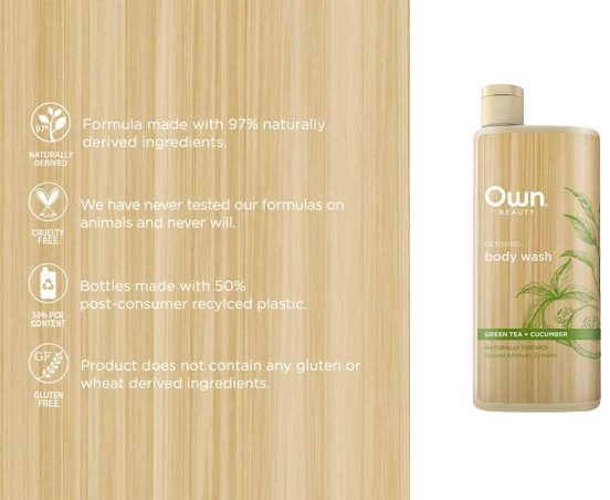 Green Tea Cucumber Body Wash
