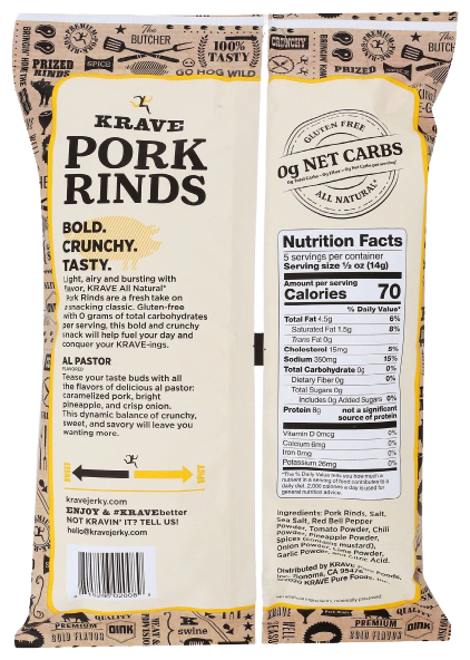 Al Pastor Pork Rinds