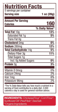 Chickpea Tortilla Chips Sea Salt