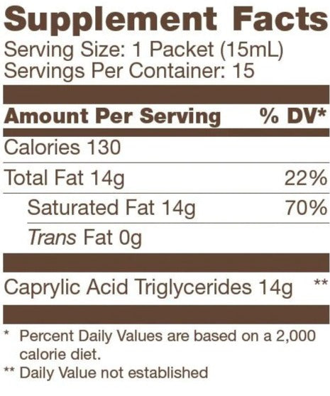 Brain Octane Premium Oil Single Serve (15 CT)