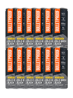 Lightly Sweetened Cold Brew Black Coffee (12 Pack Case)