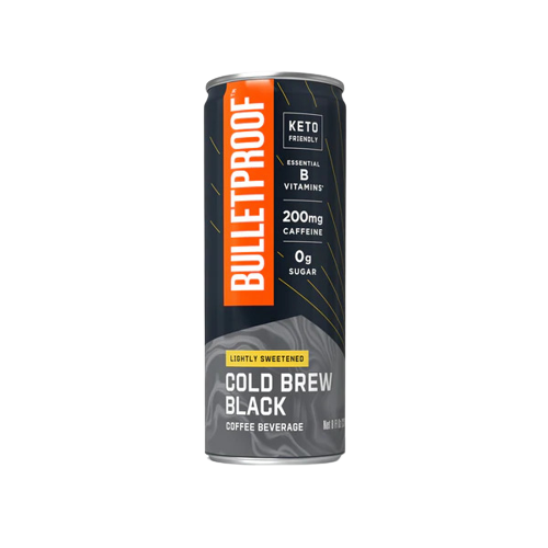 Lightly Sweetened Cold Brew Black Coffee (12 Pack Case)
