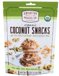 Organic Coconut Snacks With Seeds