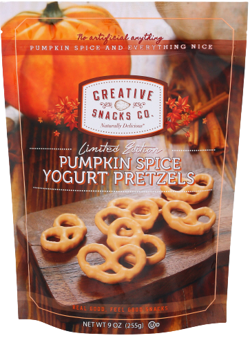 Pumpkin Spice Yogurt Pretzel