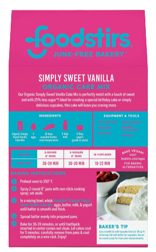 Organic Vanilla Cake Mix