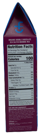 Organic Double Chocolate Sea Salted Brownie Mix