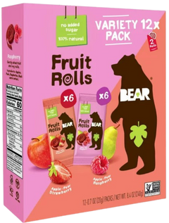 Strawberry Raspberry Fruit Rolls Variety Pack