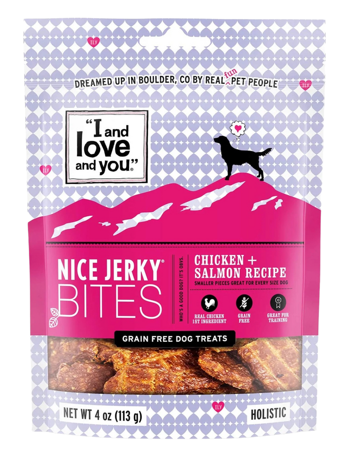 Jerky Chicken & Salmon Dog Treats
