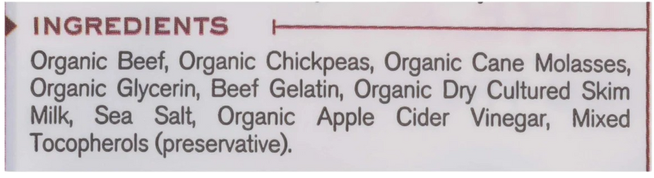 Organic Beef Jerky Dog Treat