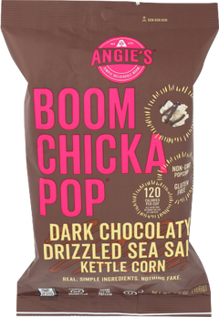 Dark Chocolate Drizzled Sea Salt Kettle Corn