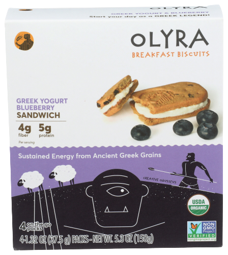 Blueberry Sandwich Breakfast Biscuit