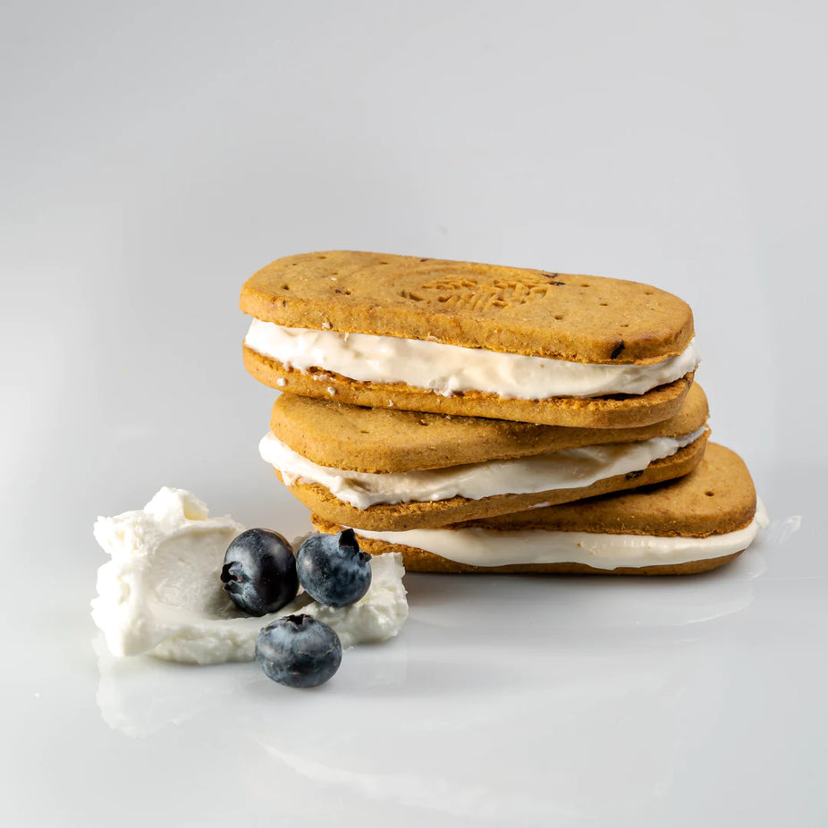Blueberry Sandwich Breakfast Biscuit