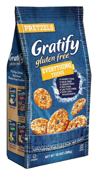 Gluten Free Everything Pretzel Thins