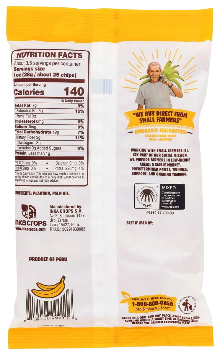 Sweet Plantain Chips