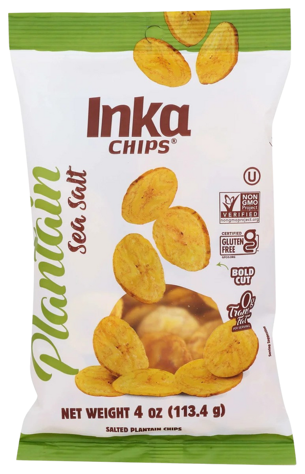Roasted Plantain Sea Salt Chips (12 Pack)