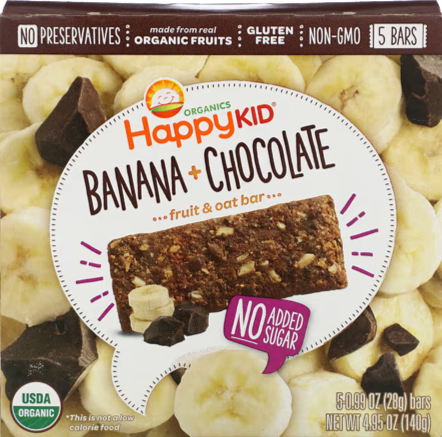 Bananna Chocolate Fruit Bar (5 Pack Case)