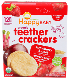 Organic Strawberry & Beet Teather Crackers