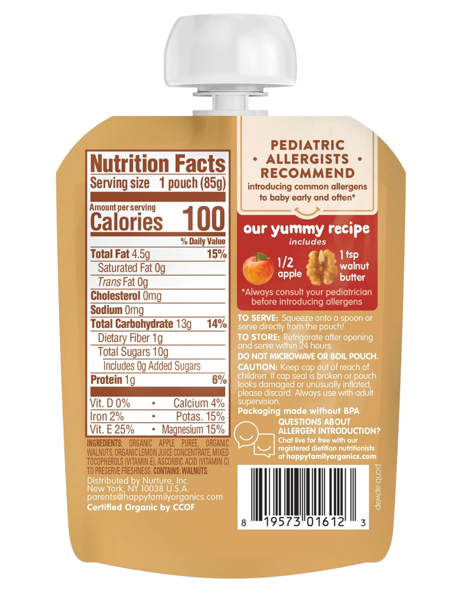 Nutty Blends Apples With Walnut Butter Baby Food (8 Pack)