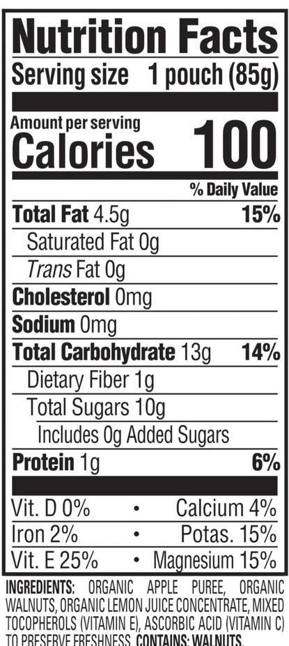 Nutty Blends Apples With Walnut Butter Baby Food (8 Pack)