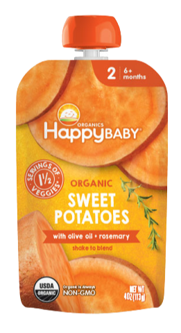 Organic Sweet Potato With Olive Oil Stage 2 Baby Food