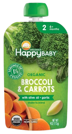 Organic Broccoli & Carrots Baby Food