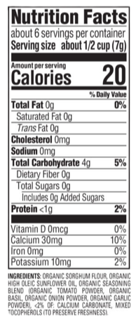 Organic Tomato & Basil Snackers