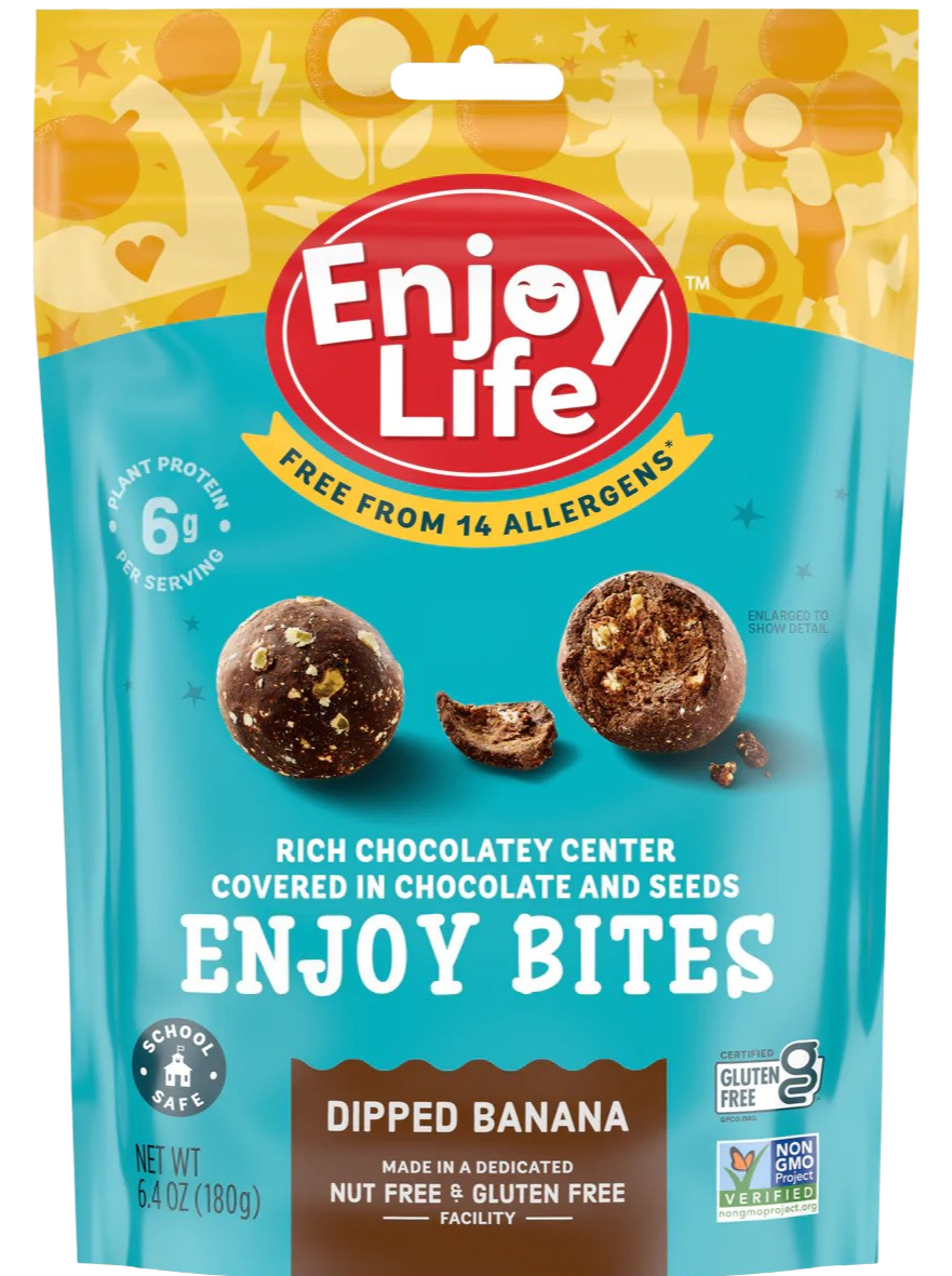 Chocolate Dipped Banana Protein Bites