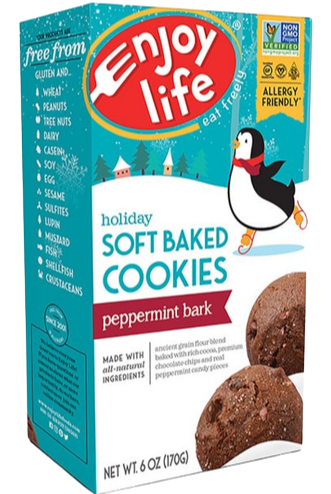 Peppermint Bark Soft Baked Cookies