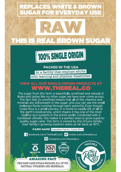 Organic Raw Cane Sugar