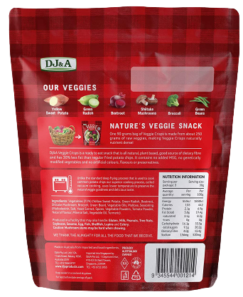 Crisps Veggie Hot N Spicy (12 Pack)