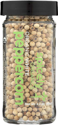 Organic Whole White Peppercorns