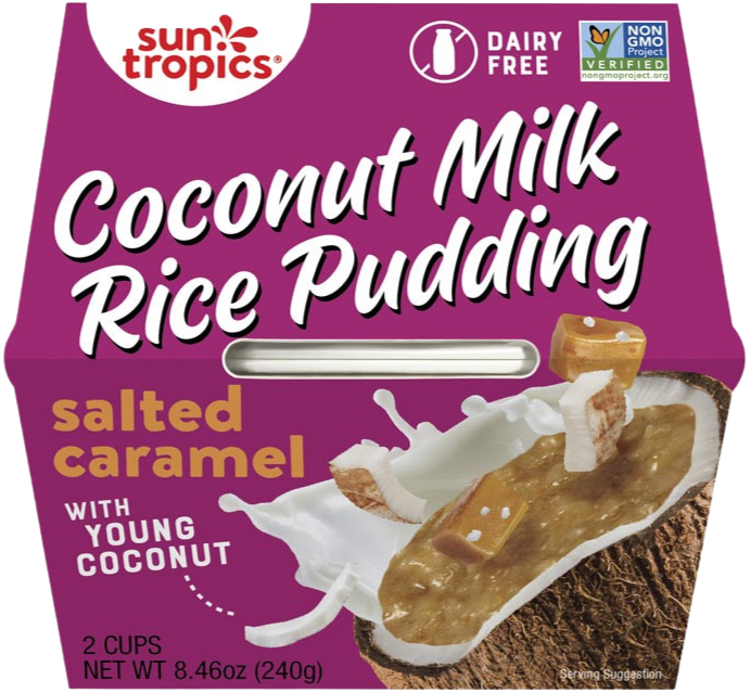 Salted Caramel Coconut Rice Pudding