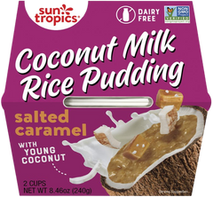 Salted Caramel Coconut Rice Pudding