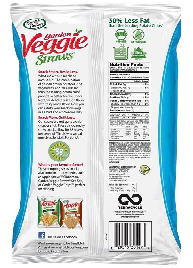 Zesty Ranch Garden Veggie Straws