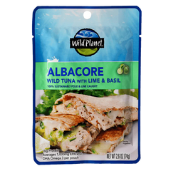 Wild Albacore Tuna With Lime & Basil