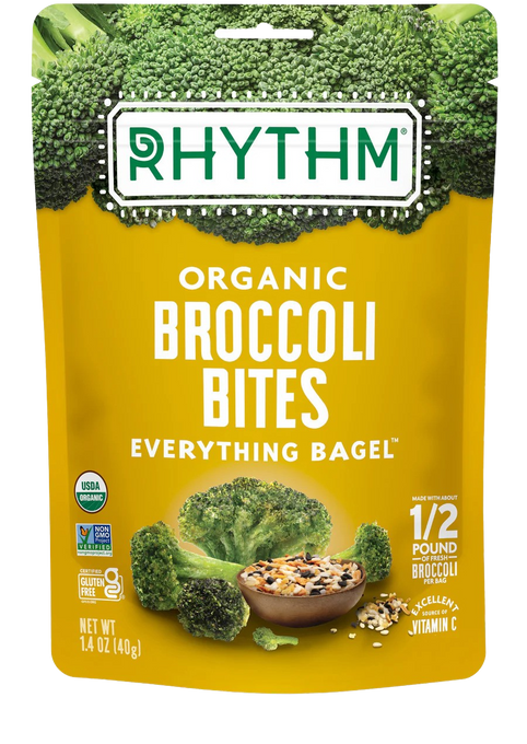 Everything Bagel Organic Broccoli Bites