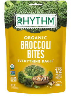 Everything Bagel Organic Broccoli Bites