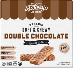 Casepack of 5 Organic Double Chocolate Granola Bars