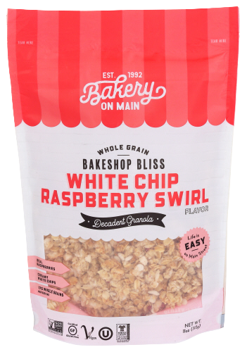 White Chip Raspberry Swirl Granola