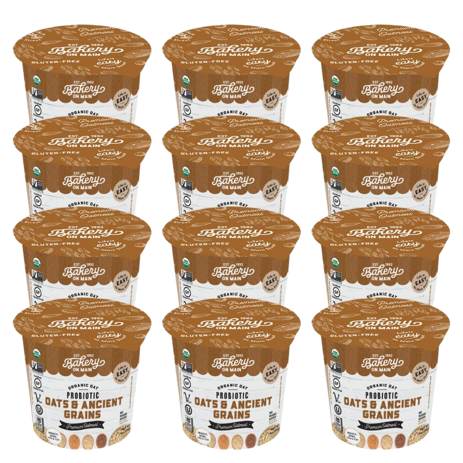 Organic Oats & Ancient Grain Oatmeal Cup (12 PACK)