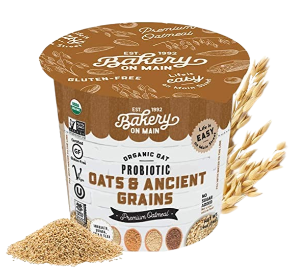 Organic Oats & Ancient Grain Oatmeal Cup (12 PACK)
