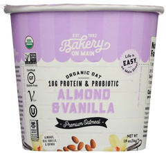 Organic Almond Vanilla Oatmeal Cup