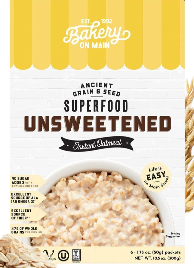 Unsweetened Instant Oatmeal 6 Ct