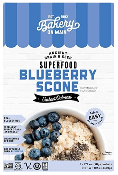 Blueberry Scone Instant Oatmeal