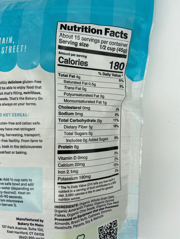 Cereal Oats Superfood