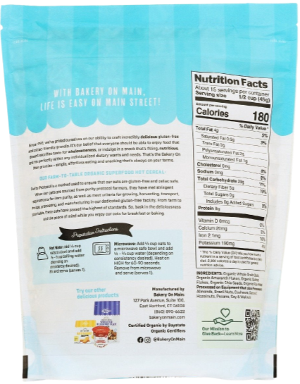 Cereal Oats Superfood