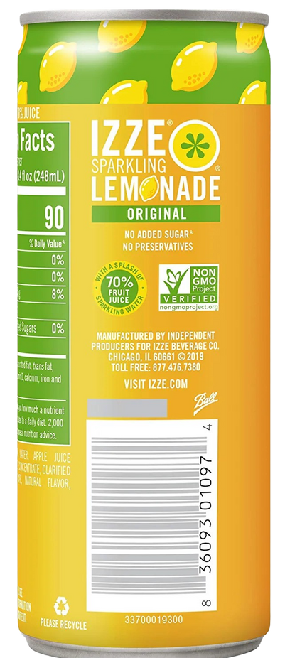 Sparkling Lemonade Juice (4 Pack)